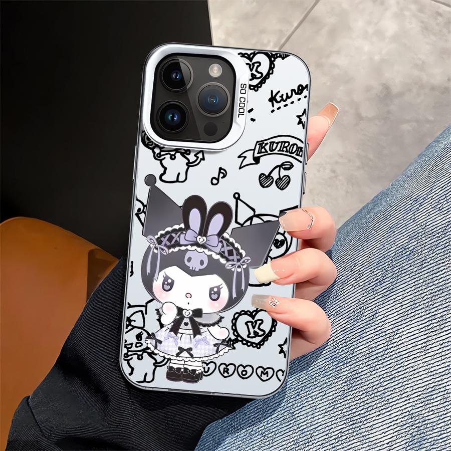 

Case for iPhone 17 Pro Max 13 15 16 14 Plus 12 Pro 11 Air Phone Cover CAartoon Kuromi iPhone17
