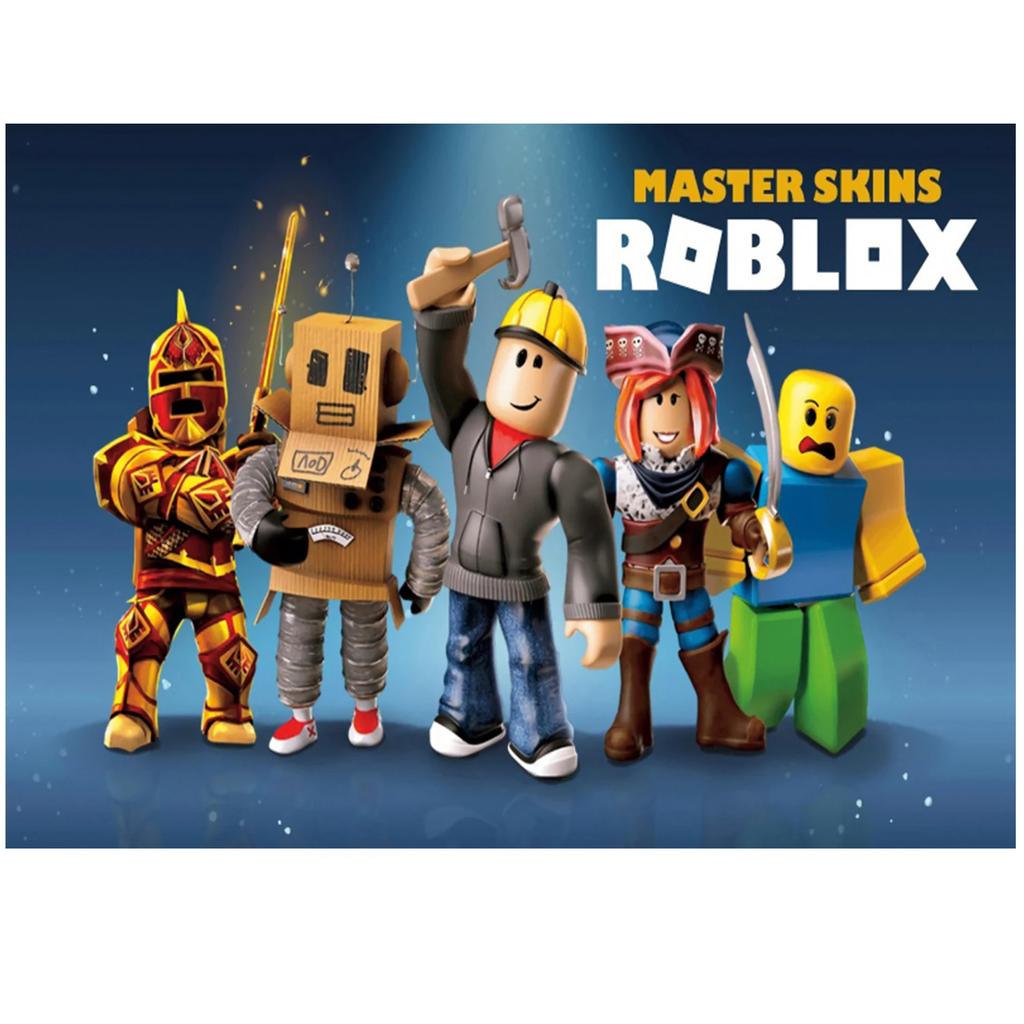 Roblox Game Themed Vinyl Backdrop Photo Background For Kids Boys Birthday Party Decoration Photography Prop Party Supply Cloth