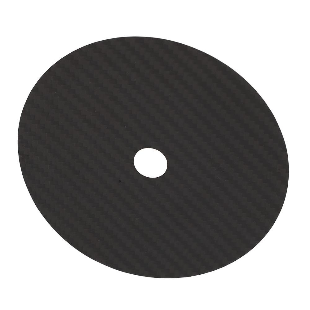 120*0.2mm Disc Stabilizer Carbon Fiber Made CD DVD Stabilizer Durable CD Tuning Pad for CD Player