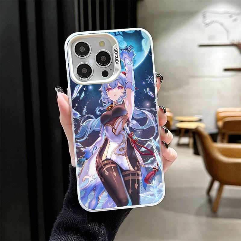 Genshin Impact Ganyu Soft Phone Case for iPhone 15 16 17 Pro Max 17Air 16E 14 Plus 13 12 Mini Shockproof Cover Back Shell