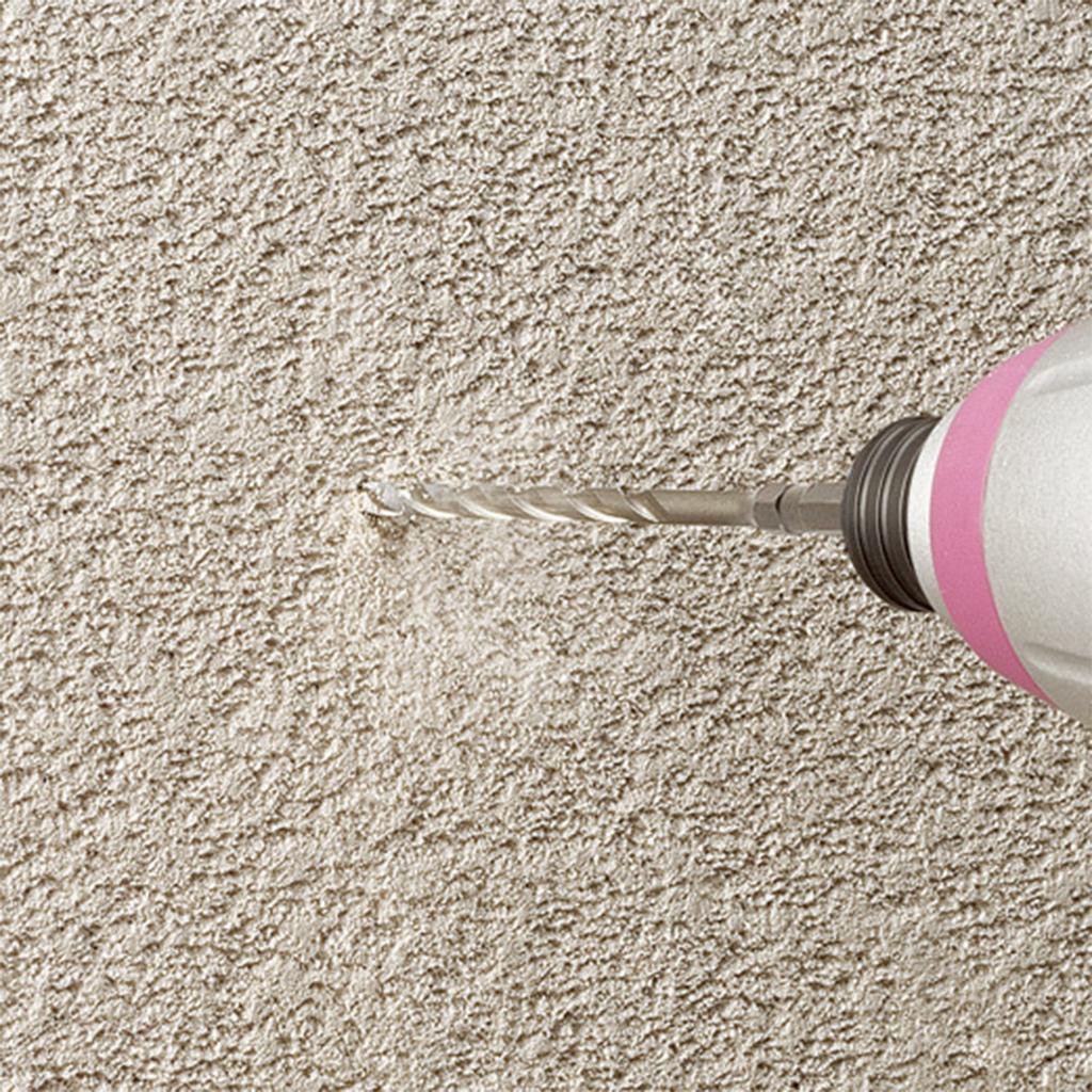 VESSEL Concrete Drill Cushion Drill Bit, (Long), 6.4mm, ACD-6.4L