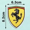 For F-Ferrari Horse SJ F1 Team Patches Embroidered Appliques DIY Apparel Accessories Decoration Patch For Clothing Fabric Badges HL8