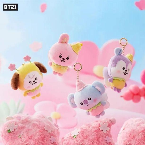 Bambola di peluche BTS BT21 Giocattolo di peluche Kpop animale, Serie Fiaba di Primavera