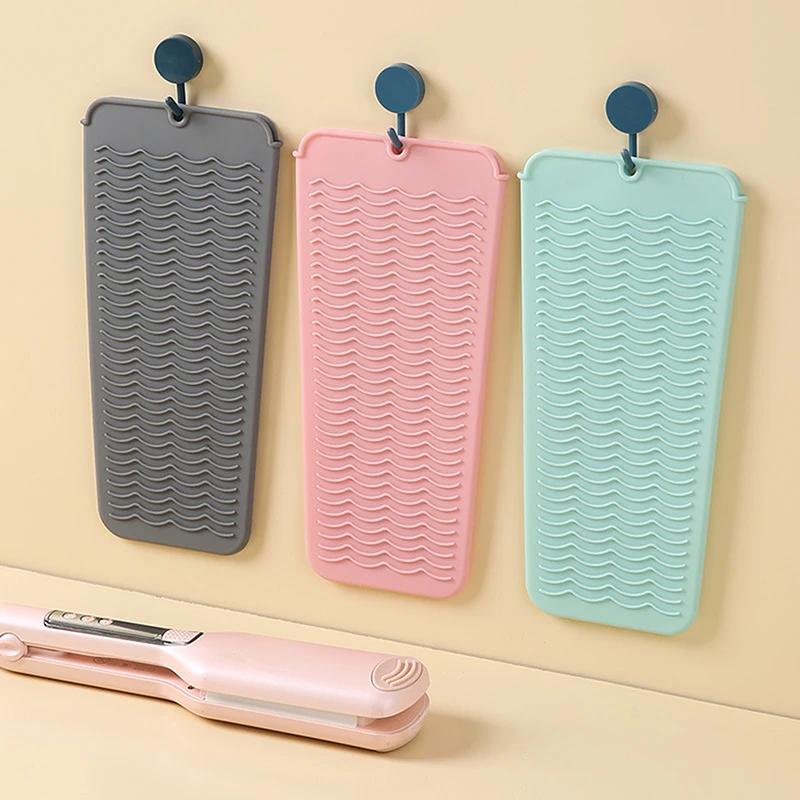 Heat-Resistant Silicone Storage Bag - Portable Insulation Pouch for Hair Straightener & Styling Tools