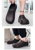 Men's Plus Size Waterproof Non-slip Chef Shoes - Slip-on Kitchen and Work Protection