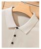 Men's Casual Polo Collar Knitwear: Spring/Summer Solid Color Short Sleeve Pullover
