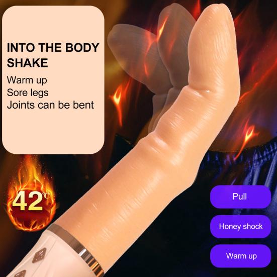 Przytulny wibrator Idealnie dopasowany Inteligentne ogrzewanie Wibrator punktowy TPE G Masturbator Produkt dla dorosłych
