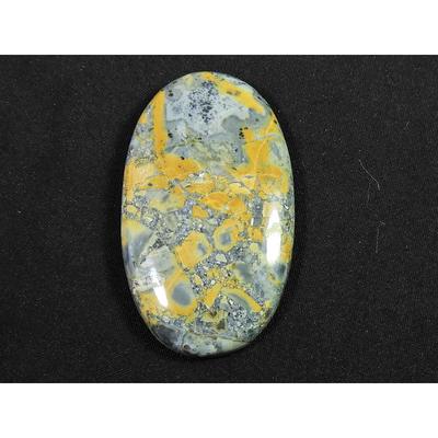 88 Cent. Natürlicher Maligano Jaspis Ovaler Cabochon Handflächenkristall Edelstein 28X49MM SK-2679