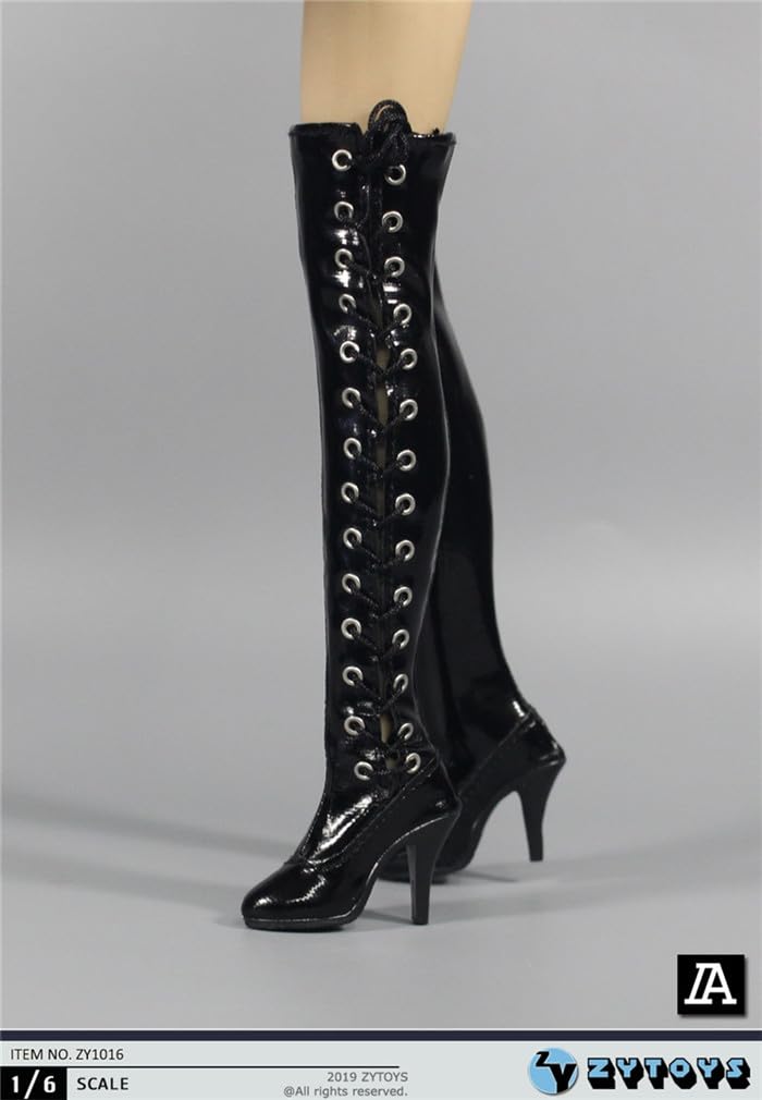 Scale Figure with TBLeague and Other ZYTOYS ZY1016 Sexy Fashionable Long Boots with High Heels and Outfit Not [TOYBARJAPAN] 1/6 Accessories/Compatible
