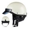 Motorcycle Half Helmet Motorcycle Helmets For Men Lightweight Cool Breathable Open-face Cap For Motocross Scooter Racing Street