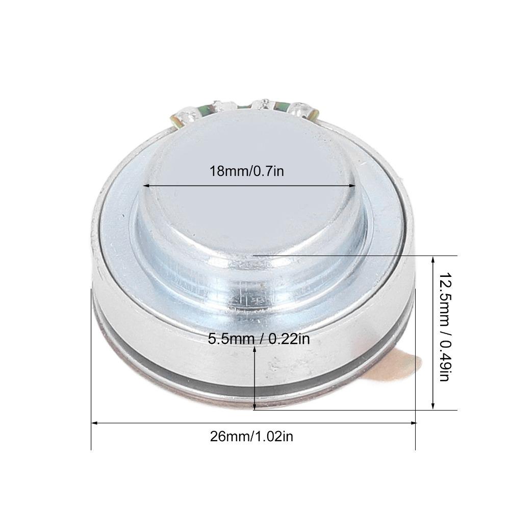 26mm Size Resonance Speaker 3W Power Vibration Speaker Portable Strong Bass Speaker  Computers