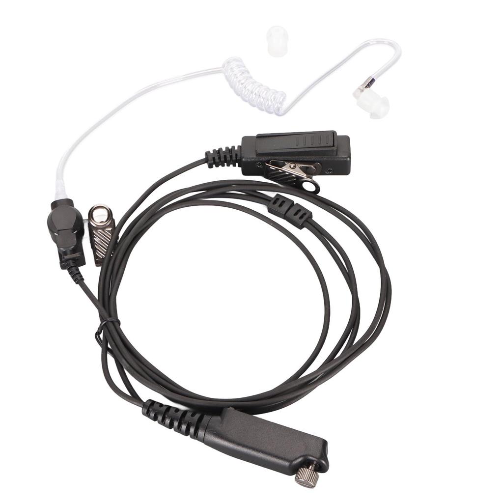 Acoustic Tube Headset Portable Clear Acoustic Tube Headphone 2 Way Radio Earpiece for Sepura STP8000 STP9000