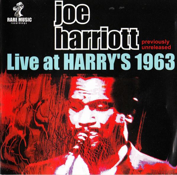 

CD JOE HARRIOTT - Live at Harry s 1963 RM029 Rare Music 2006 UK Jazz Used