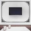 4pcs Furniture Decoration Mirror Sticker 3D Wall Sticker Acrylic Self-adhesive Mirror Gold Sliver Sticker Cabinet Corner Sticker