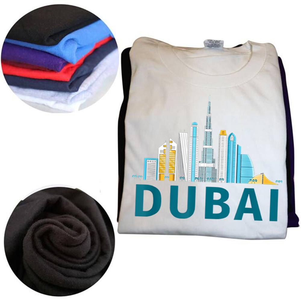 Funny Dubai Classic T-Shirt Summer Men Women Clothing Fashion T Shirts Cotton Short Sleeve Oversized Loose T-shirt Tops