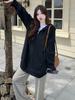 2026 Plus Size Women's Autumn Hooded Knit Sweater: Casual Long Sleeve, Loose Fit, Slimming Zipper Top