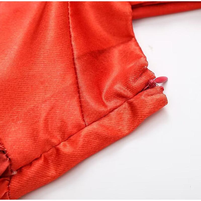 Женское платье-слинг с принтом и бантом — фото 10