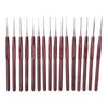 Plastic Handle Ultra Fine Lace Crochet Hook Set Stainless Steel Knitting Needle DIY Sewing Tool