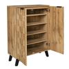 Storage Sideboard Sideboard, Modern Shoe Cabinet with 5 Compartments, Dimensions 80.5 X 35 109.5 Cm, Adjustable Shelves Wood