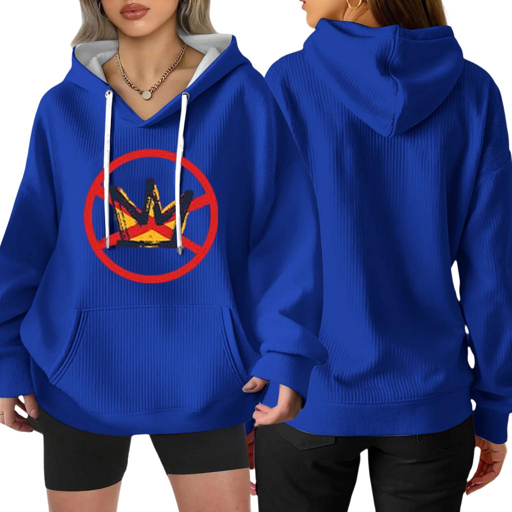 Women's Fashion Casual Long Sleeve Loose Printed Pullover Sports Long Sleeve Sweatshirt