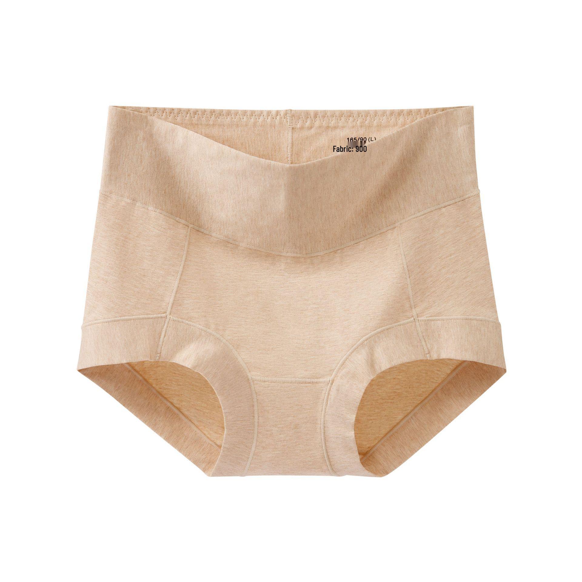

Color Cotton High-Waist Women s Plus Size Antibacterial Tummy Control Briefs M (80-105 lbs)
