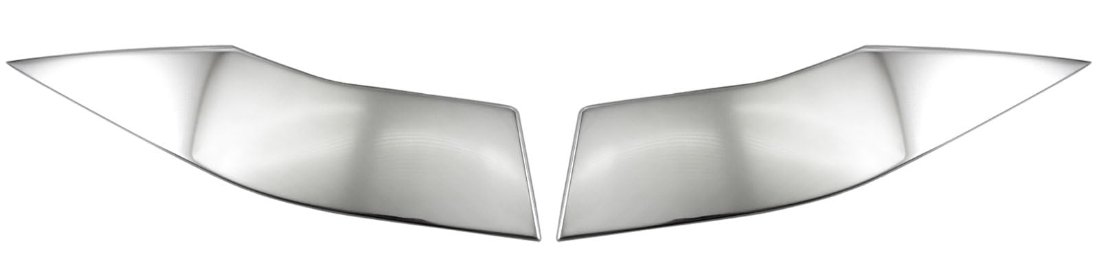 BRIGHTZ Отделка Хром Боковые панели фар для Toyota Crown Crossover H35 35 Crown Crossover Ультра-зеркало (Набор из 2 предметов) TZSH35/AZSH35