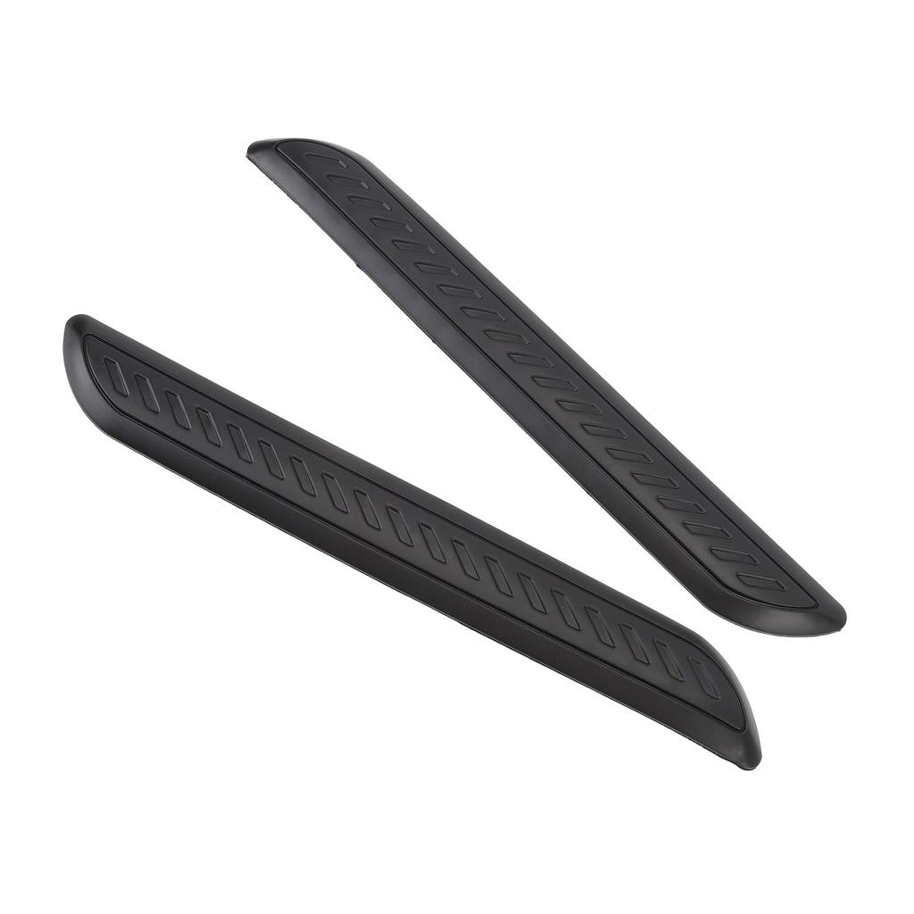 2 stk Støtfangerbeskyttelseslist Venstre Høyre Blank Svart Sterk Beskyttelse Gummi Støtfangerbeskytter Deksel for