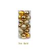 Elegant Pack of 24 Plastic Christmas Ornament Balls Shiny Matte Glitter