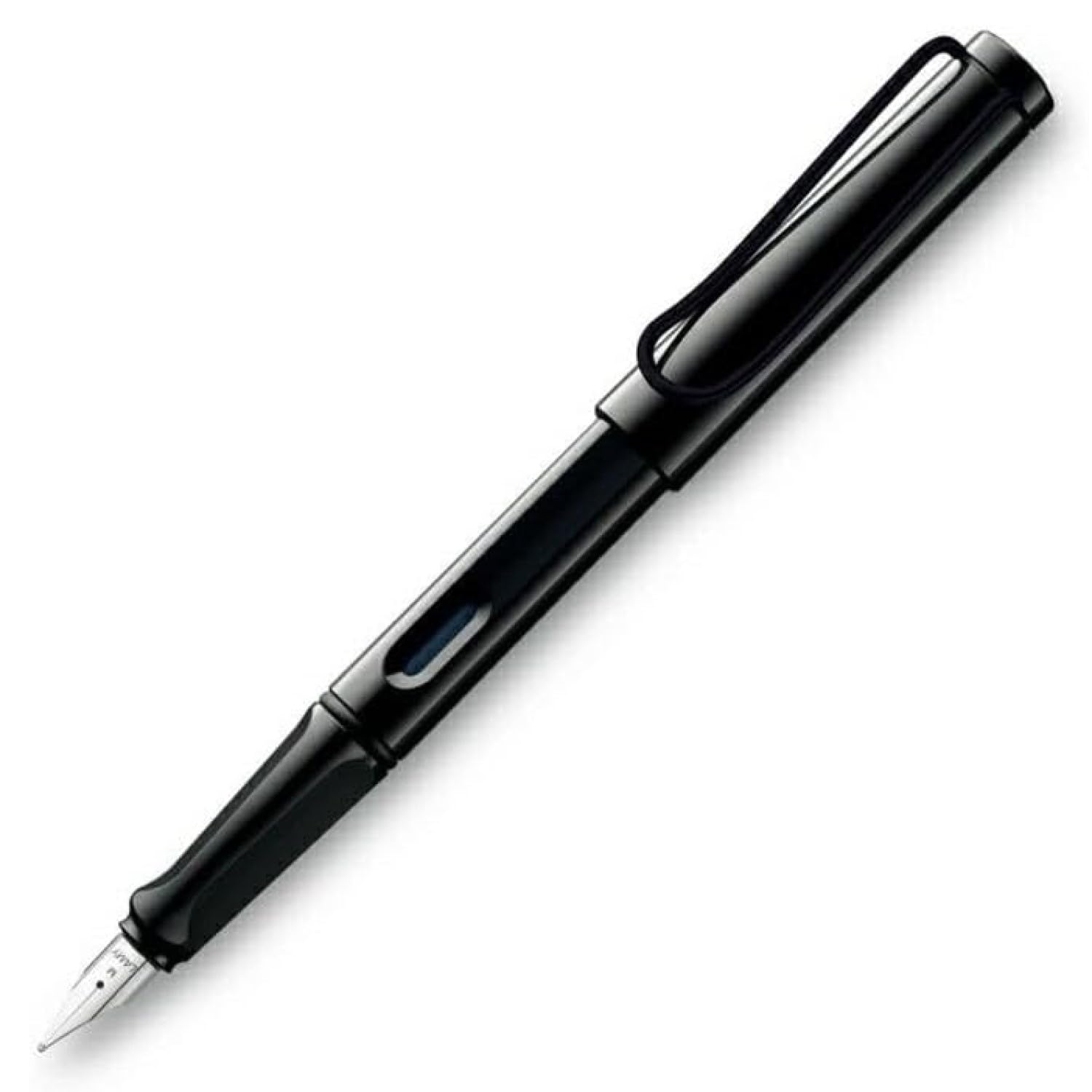 

LAMY Fountain Pen F Fine Nib Safari Black Black Clip Official Import L19BKB-F