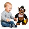 Eating Banana Electric Moving Monkey Toy Fluffy Guarding Food Plush Toy  Festival Party Decor