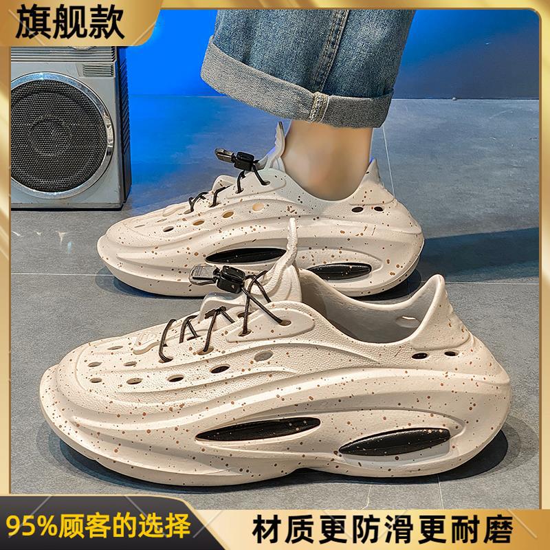 Beach sandals men's 2025 new summer wear non-slip and waterproof sports driving back river wading bag head hole shoes