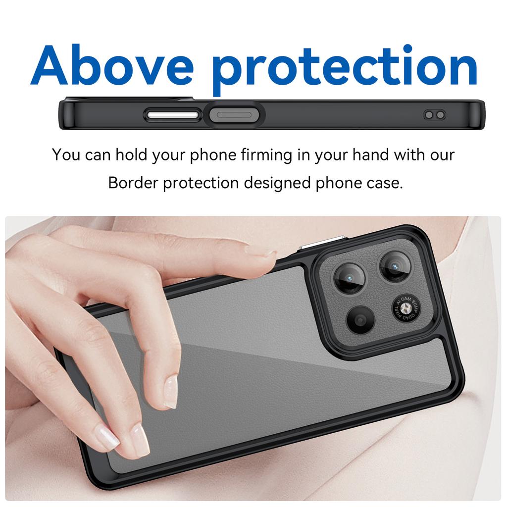 For Motorola Moto G15 4G TPU+Acrylic Protective Clear Phone Cover