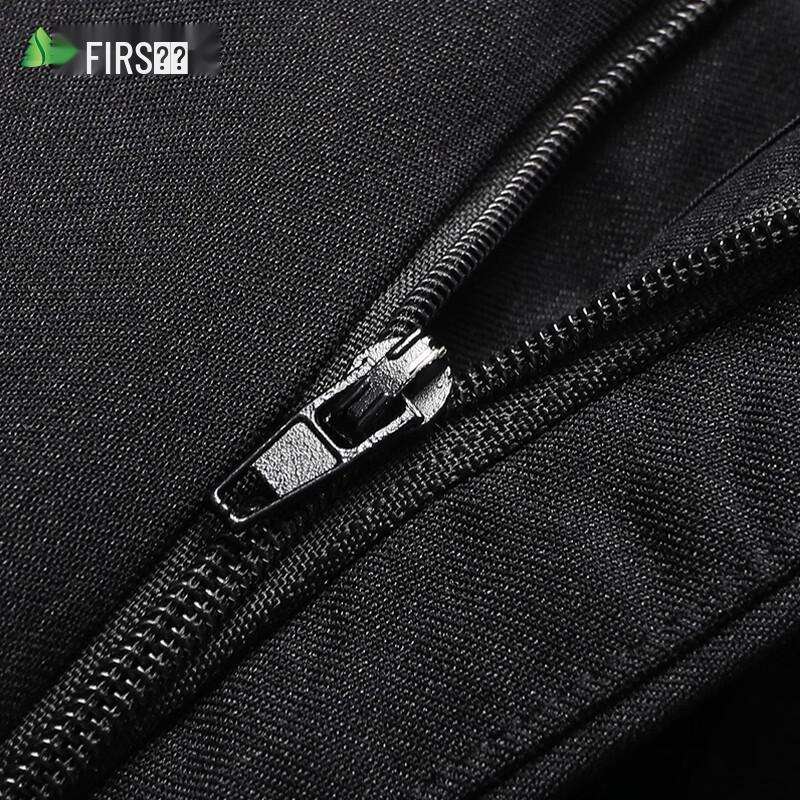 Shanshan Men's Black Wrinkle-Resistant Suit Set