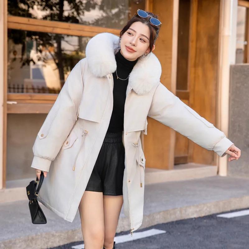 Cotton-padded Jacket Women's Winter Personality Irregular Cotton-padded Jacket Design Sense Loose Thick Padded Jacket Tide