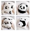 Cuddly Panda Pillow Case for Bedroom or Living Room Comfortable Sofa Pillowcase Removable Washable Cushion Cover