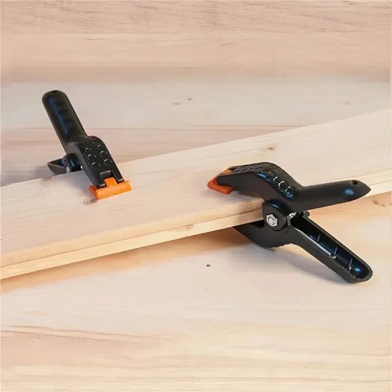 6pcs Heavy Duty 3inch Spring Clamps for Photography Muslin Canvas Backdrop Clips Durable Plastic for Studio Art and DIY