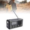 Multifunction Radio Solar Hand Crank Radio   Spker Large Capacity Power Source for Outdoor Lighting Emergency