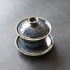 130ml Kiln Change Tianmu Glaze Covered Bowl Ceramic Tea Bowl