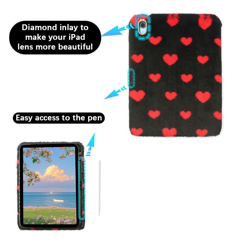 IPad Air Case A16 Tablet Cover With Leopard Print Design PU Material Shockproof Protection Portable Slim Fit