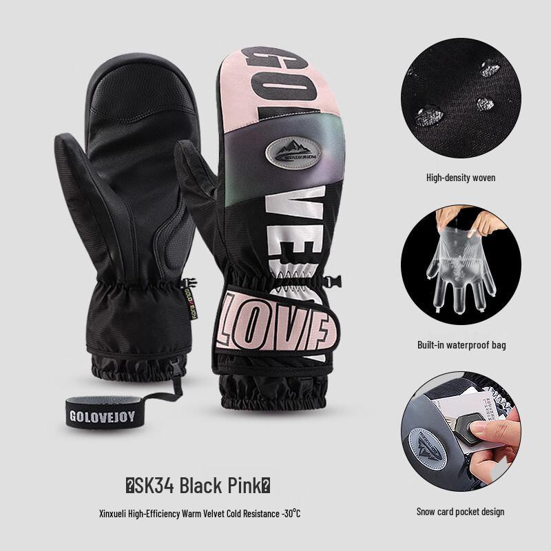 Maihanxin Golovejoy Winter Thermal Waterproof Ski Gloves L