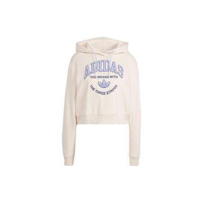 Originals Vrct Letter Logo Embroidery Loose Long Sleeve Hoodie Women Hoodie Beige IR6035