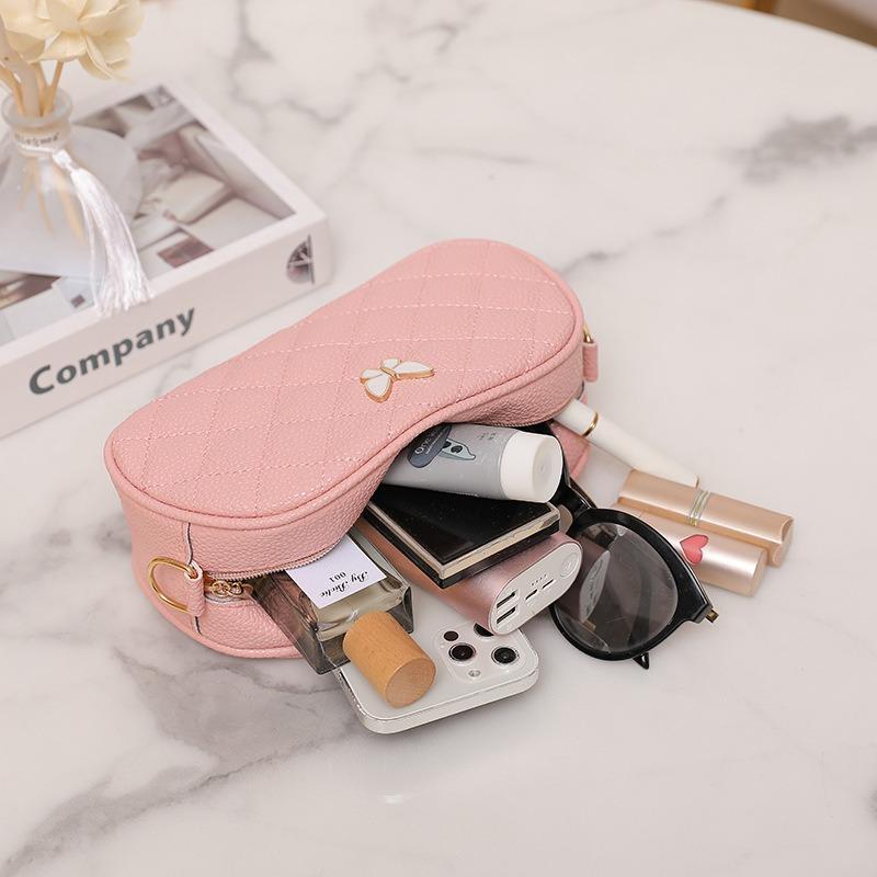Embroidered Diamond Versatile Shoulder Messenger Women's Bag Chain Fashionable and Simple Mobile Phone Change Bag
