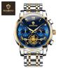 Binbang Luminous Skeleton Waterproof Quartz Men's Watch