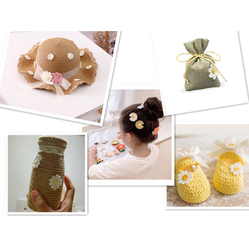 Tessuto di Pizzo Bianco Ricamato con Fiori di Margherita, Larghezza 2,5/3,5CM, Nastro di Pizzo, Colletto per Abito, Cappello, Accessori per Capelli, Rifinitura per Cucito, Decorazione