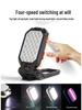 COB LED Work Light: USB Charge, Magnetic Hook, Power Display, Emergency Flashlight