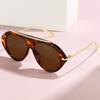 Fashion sunglasses women's high-end UV-proof toad glasses European and American new large-frame personalized sunglasses street shooting