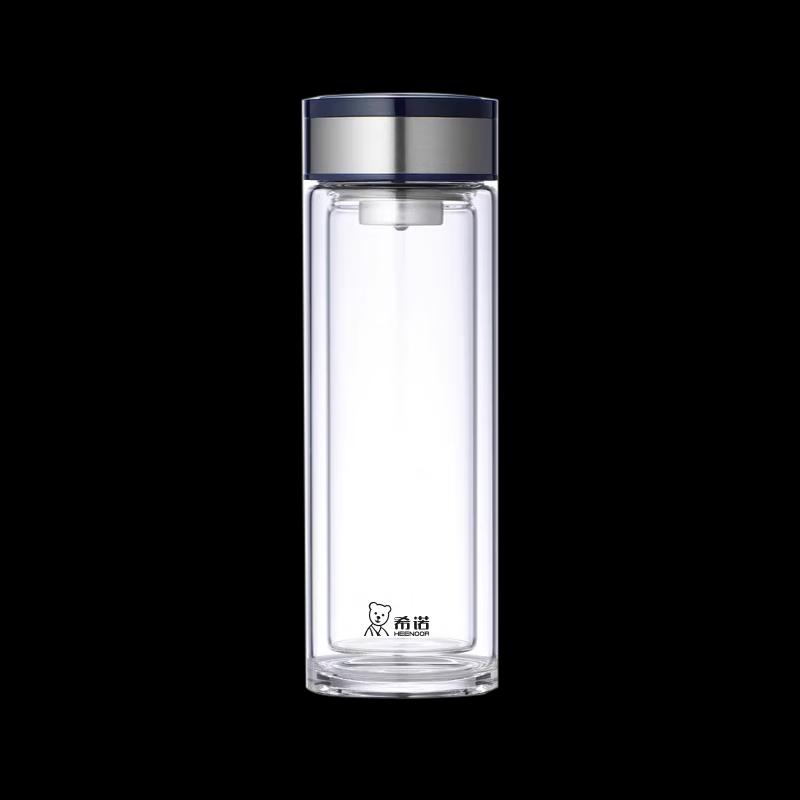 XINUO XN-7018 Double Wall Glass Tea Bottle