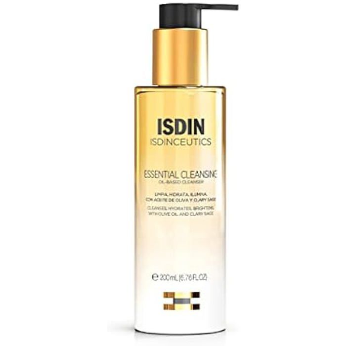 Huile Nettoyante Visage - ISDIN - Isdinceutics Essential Cleansing - Douce - Légère - Oil-to-milk