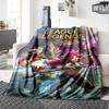 1pc Blanket - League of Legends  Print Design,Lightweight Blanket for Sofa,Bed- Soft &Warm,Gift for All Seasons
