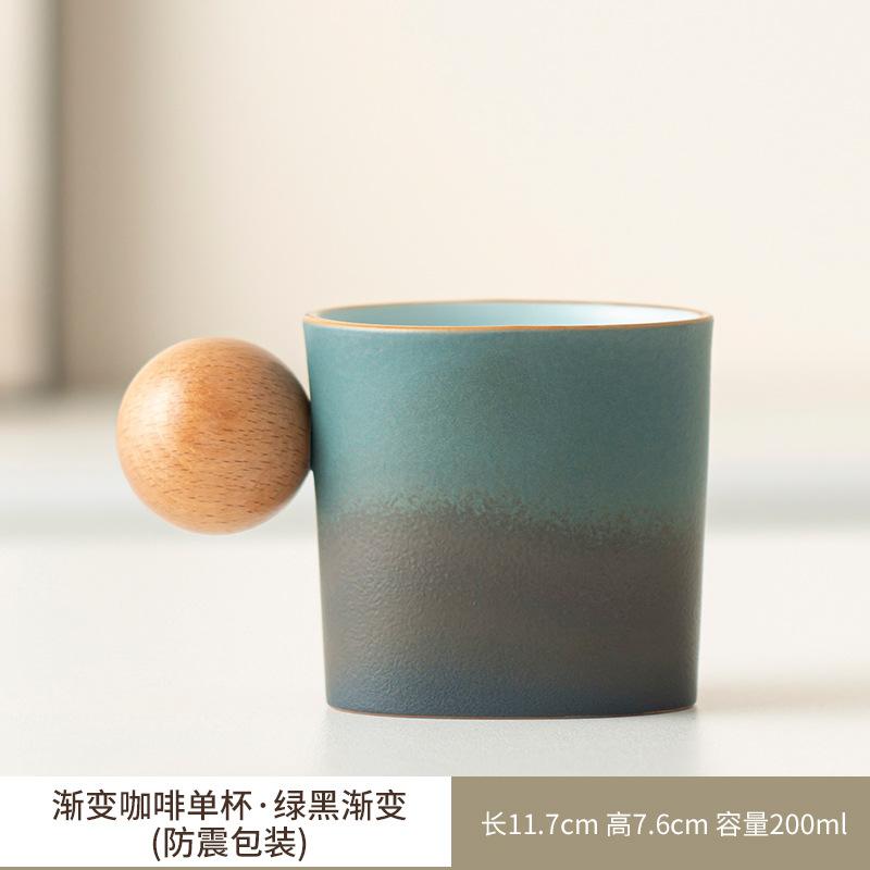Light Luxury Ceramic Coffee Cup And Saucer Set, Small Fresh Water Cup Design Sense Cup Creative Afternoon Tea Household